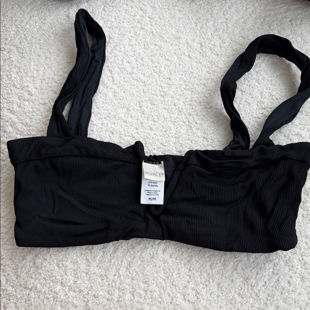 LSpace Black Women's Intimate Top